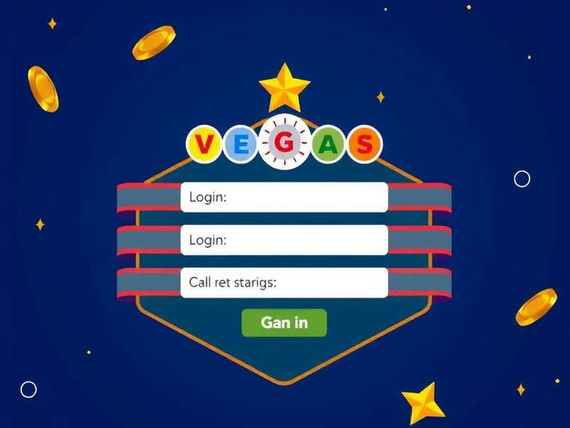 Vegas World login screen on multiple devices