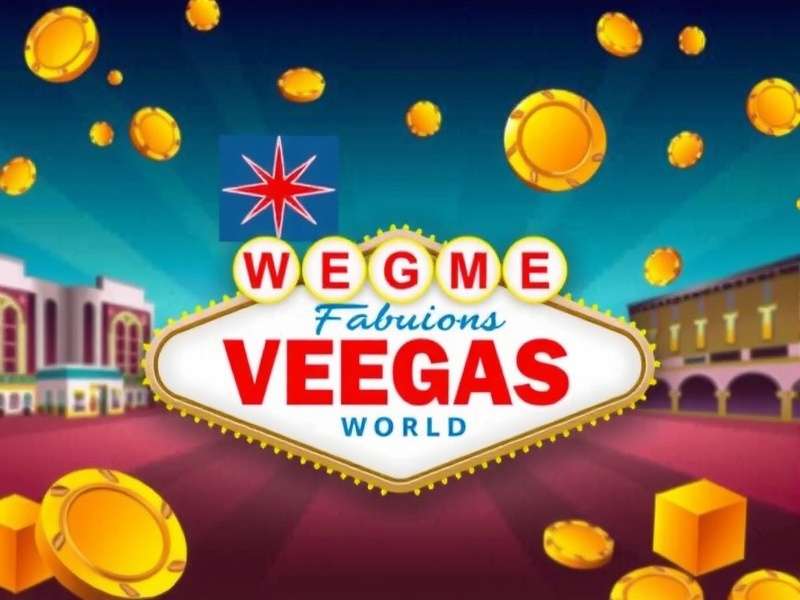 Vegas World Online Casino Games Interface Showing Slots and Card Games