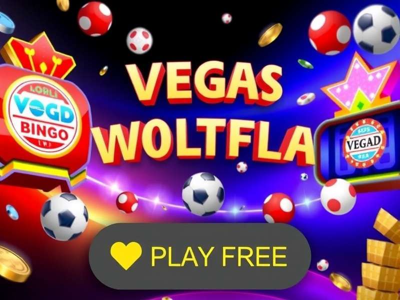 Vegas World Bingo gameplay screenshot showing cards and chat