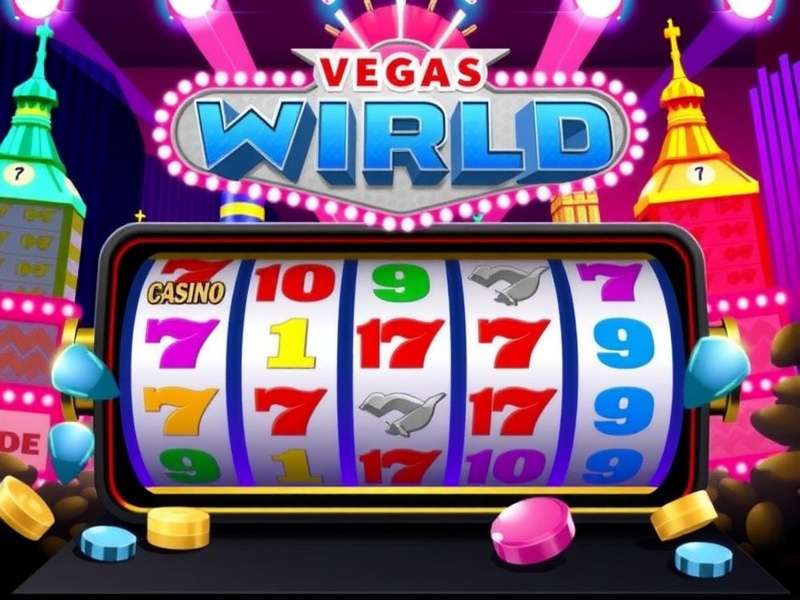 Vegas World social lobby showing players interacting