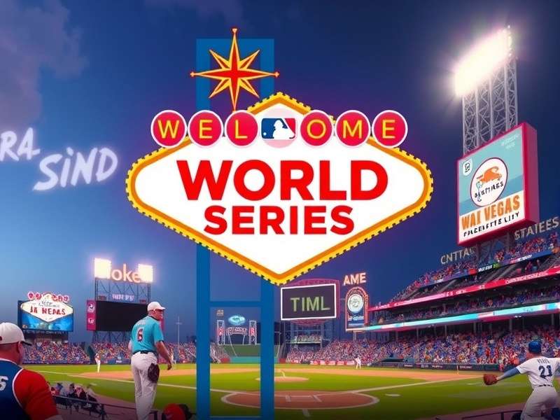 Vegas World Series Odds 2025 betting board with team logos