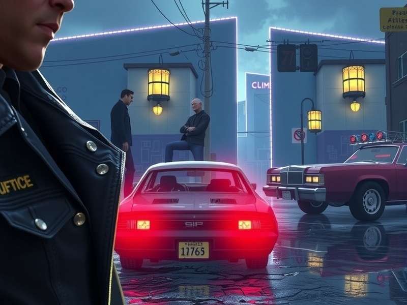 Vegas World of Crime gameplay screenshot showing a casino heist scene