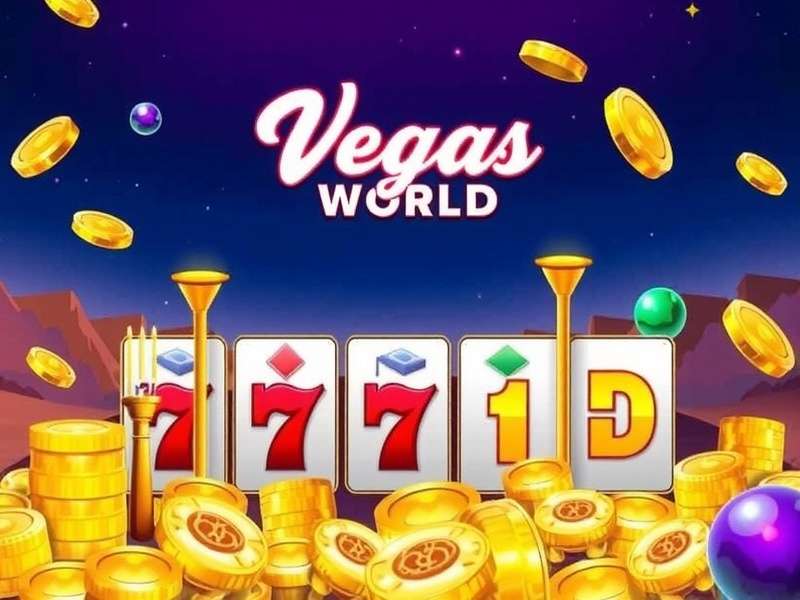 Vegas World free slots interface showcasing various slot games
