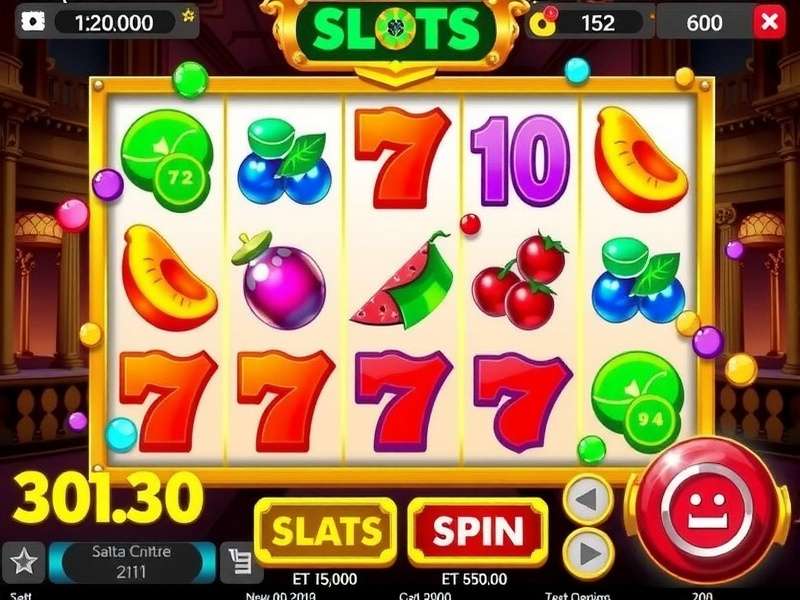 Vegas World Free Slots Online Interface with Jackpot Display