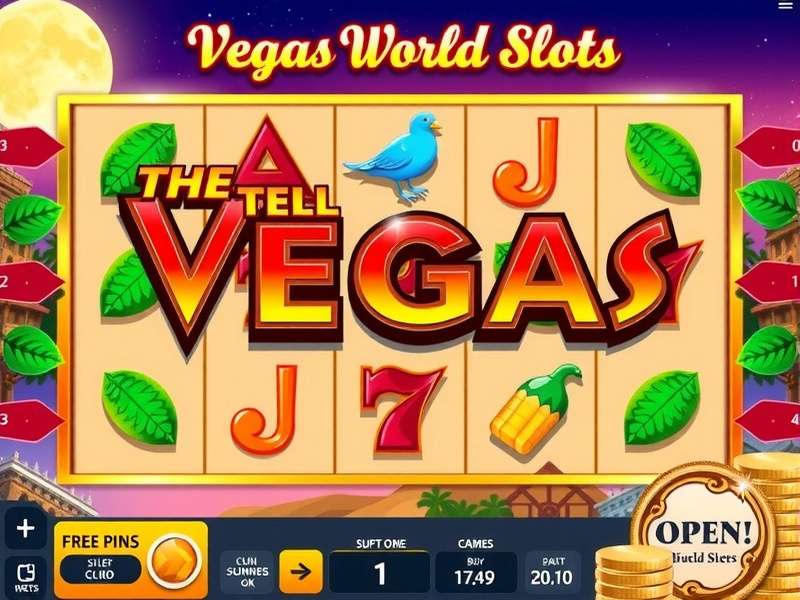 Vegas World Free Slots Interface