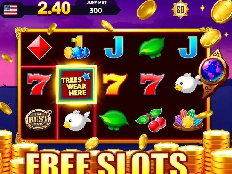 Vibrant lobby of Vegas World showing various slot machines and games