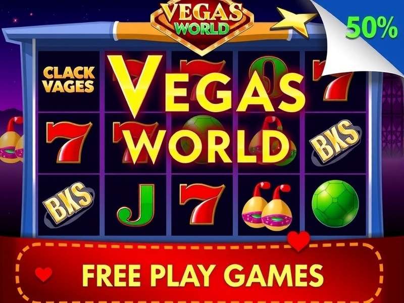 Vegas World Free Play Games Interface