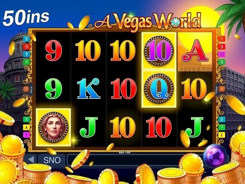 Vegas World Free Slots App Interface