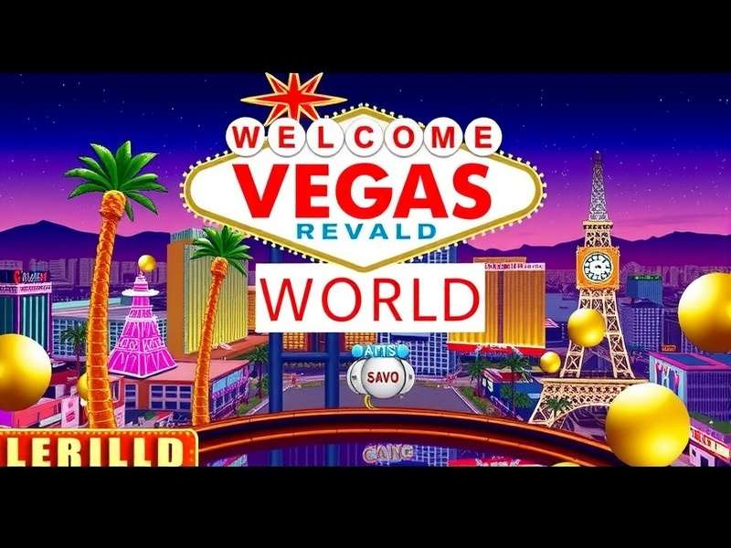 Screenshot of the Vegas World user dashboard after successful login