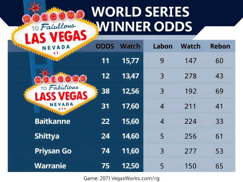 Vegas World Series Winner Odds – Exclusive data analysis dashboard with golden trophy and chips