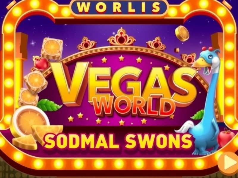 Vegas World Free Slot Play – vibrant slot machines and neon lights