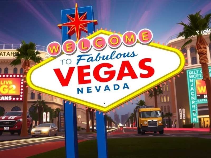 Vegas World News Press – Exclusive insider view of the casino lobby with slots, bingo and poker tables.